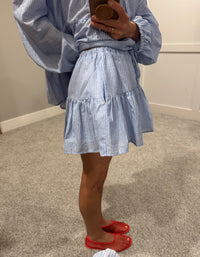 Lakely Set | Light Blue/White