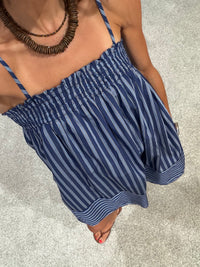 Penny Striped Dress | Blue