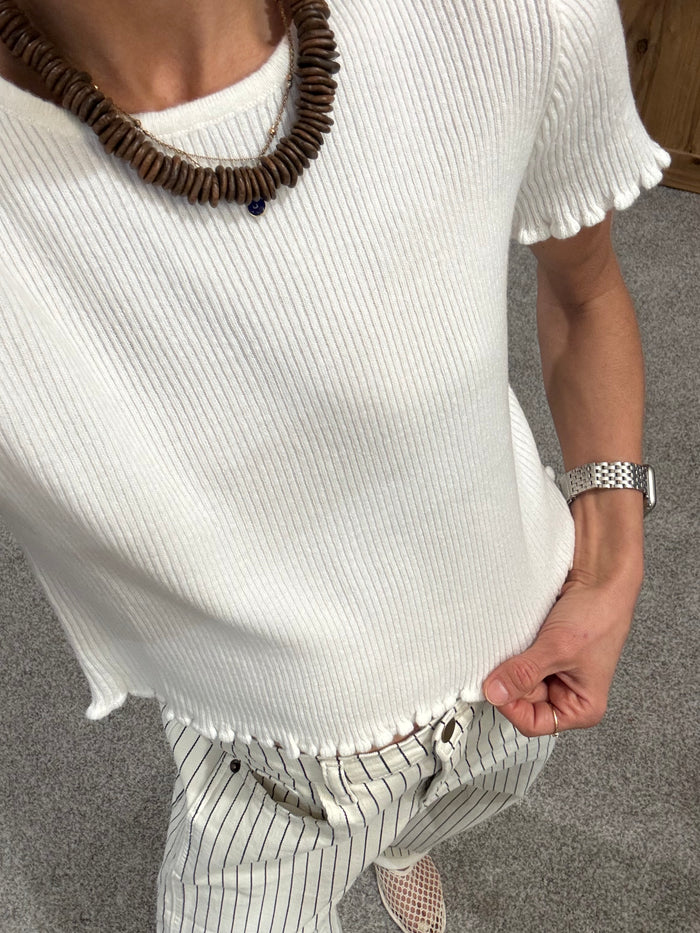 Elevated Essential Top | Cream