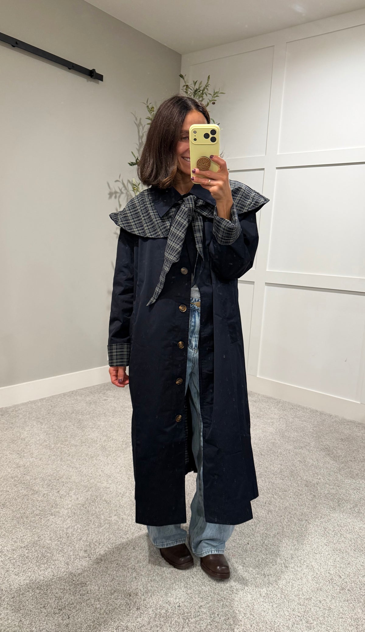 The Madeline Trench Coat | Navy