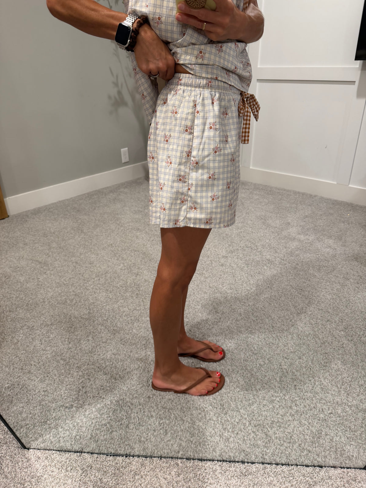 The Coastal Gingham Floral Set