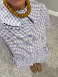The Daisy Set | Blue/Brown/Ivory