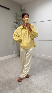 Daffodil Eyelet Collar Shirt