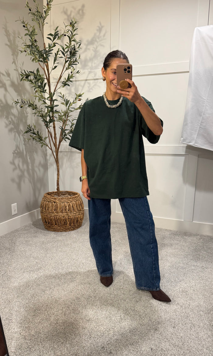 Perfectly Oversized Tee | Hunter Green