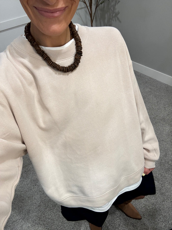 Clay Peekaboo Sweatshirt