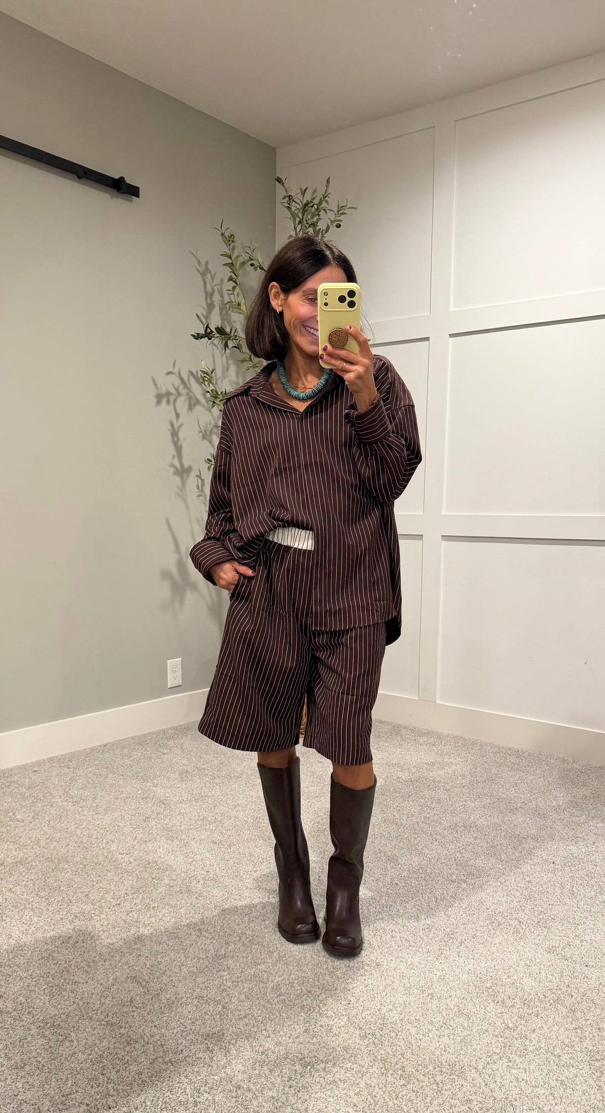 Aubergine Classic Bermuda Shorts