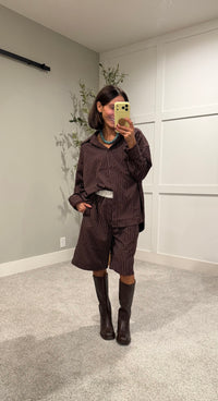 Aubergine Classic Bermuda Shorts