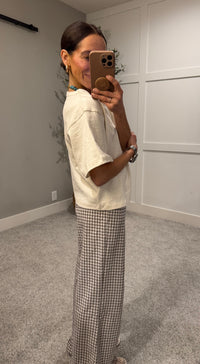 The Linen Top | Cream