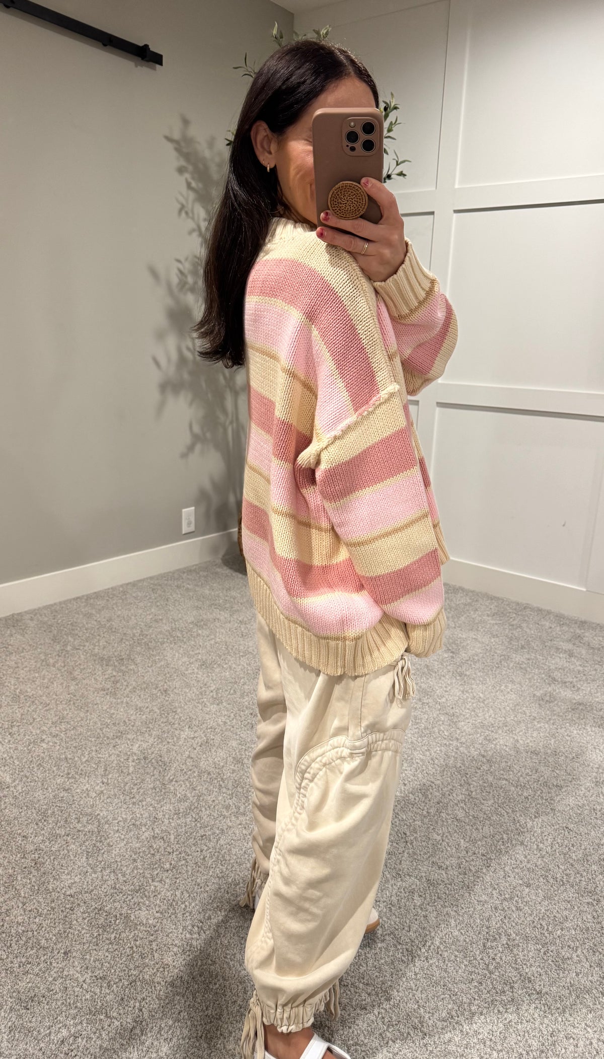 Pastel Striped Sweater