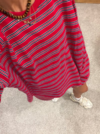 Emilia Set | Red/Navy