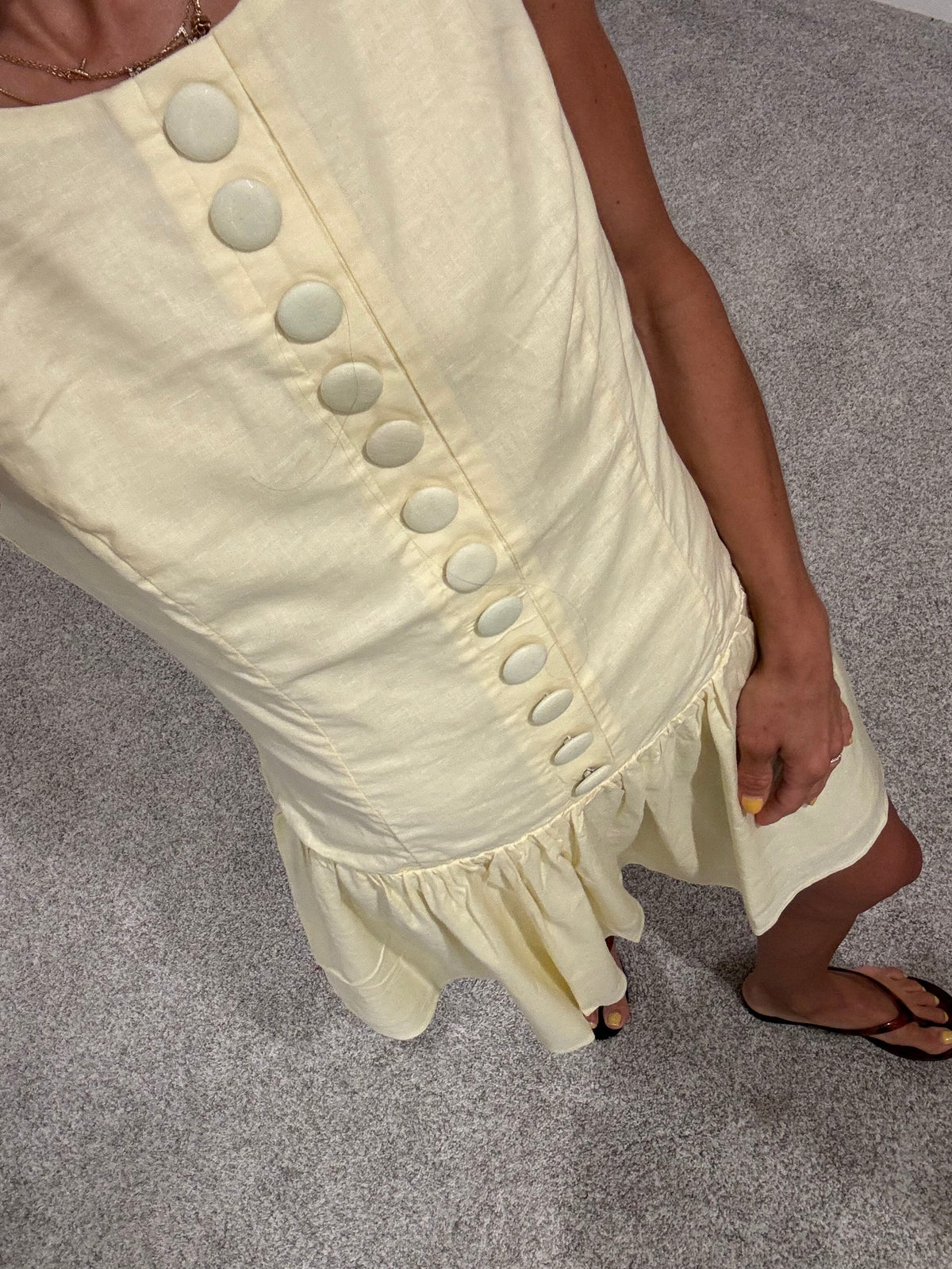 Estelle Dress | Butter Yellow