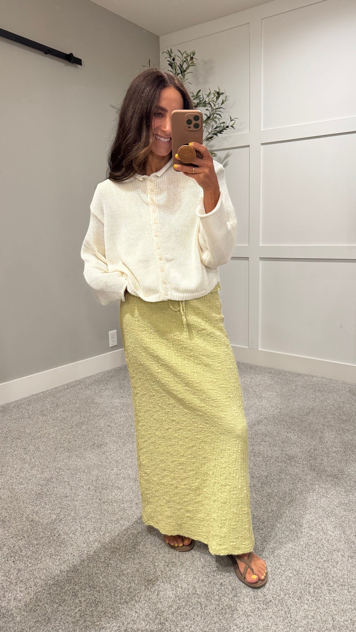 Aya Cardigan | Off White/Ivory