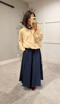 Drew Drawstring Waist Sweater | Butter