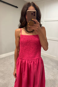 Raya Dress | Fuscia