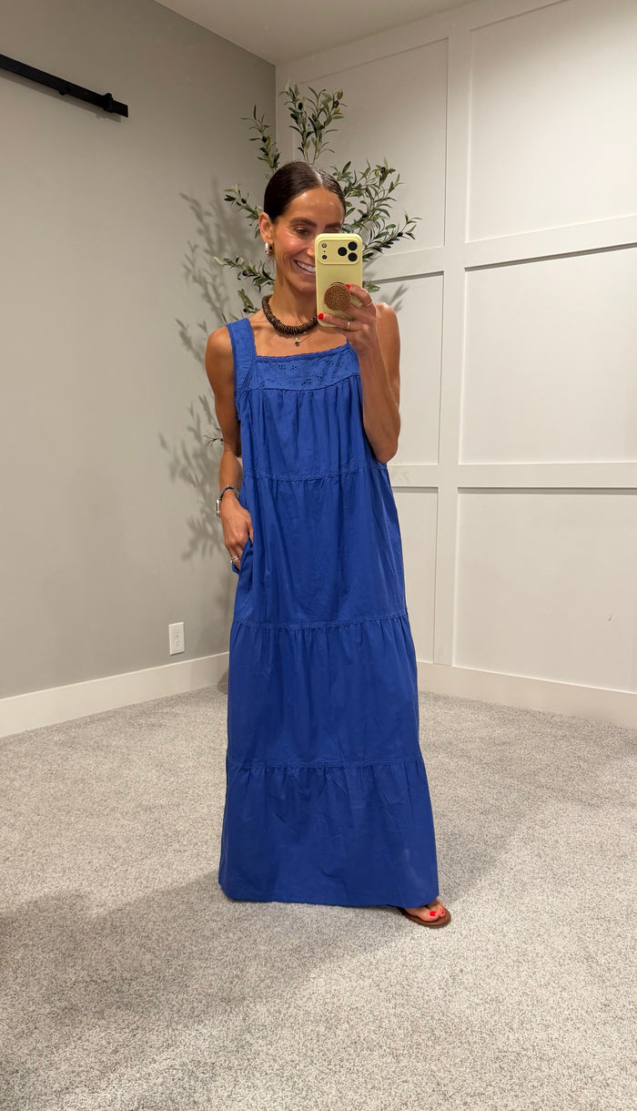 Azul Eyelet Dress