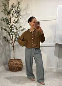 Aya Cardigan | Chestnut
