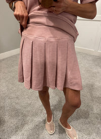 Waffle Knit Set | Rose