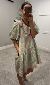 Sadie Dress | Pink Emerald