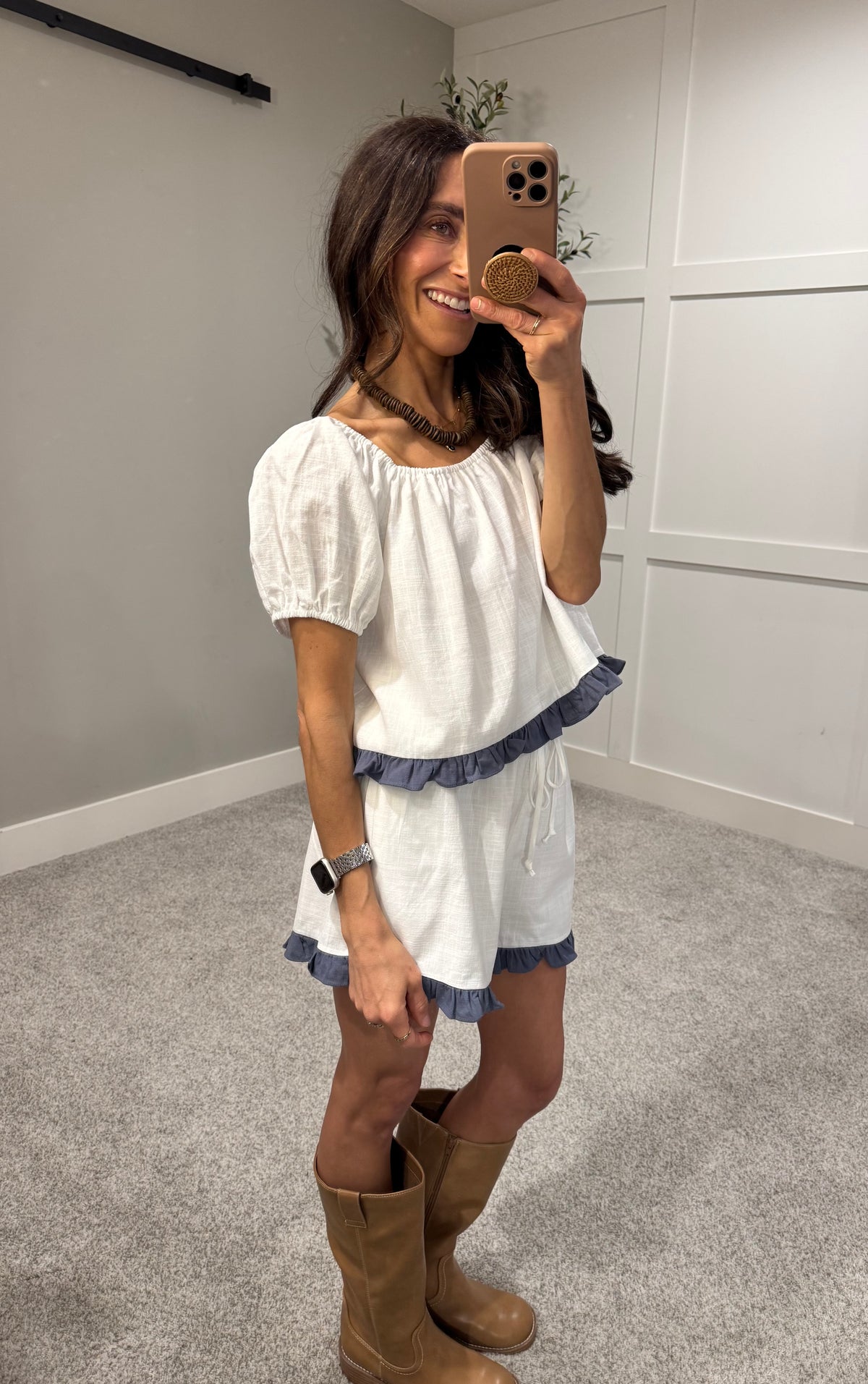 Savannah Set | White/Blue