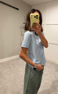 Stella Tee | Dusty Blue