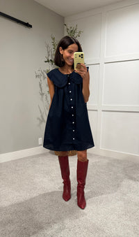 Bella Dress | Navy