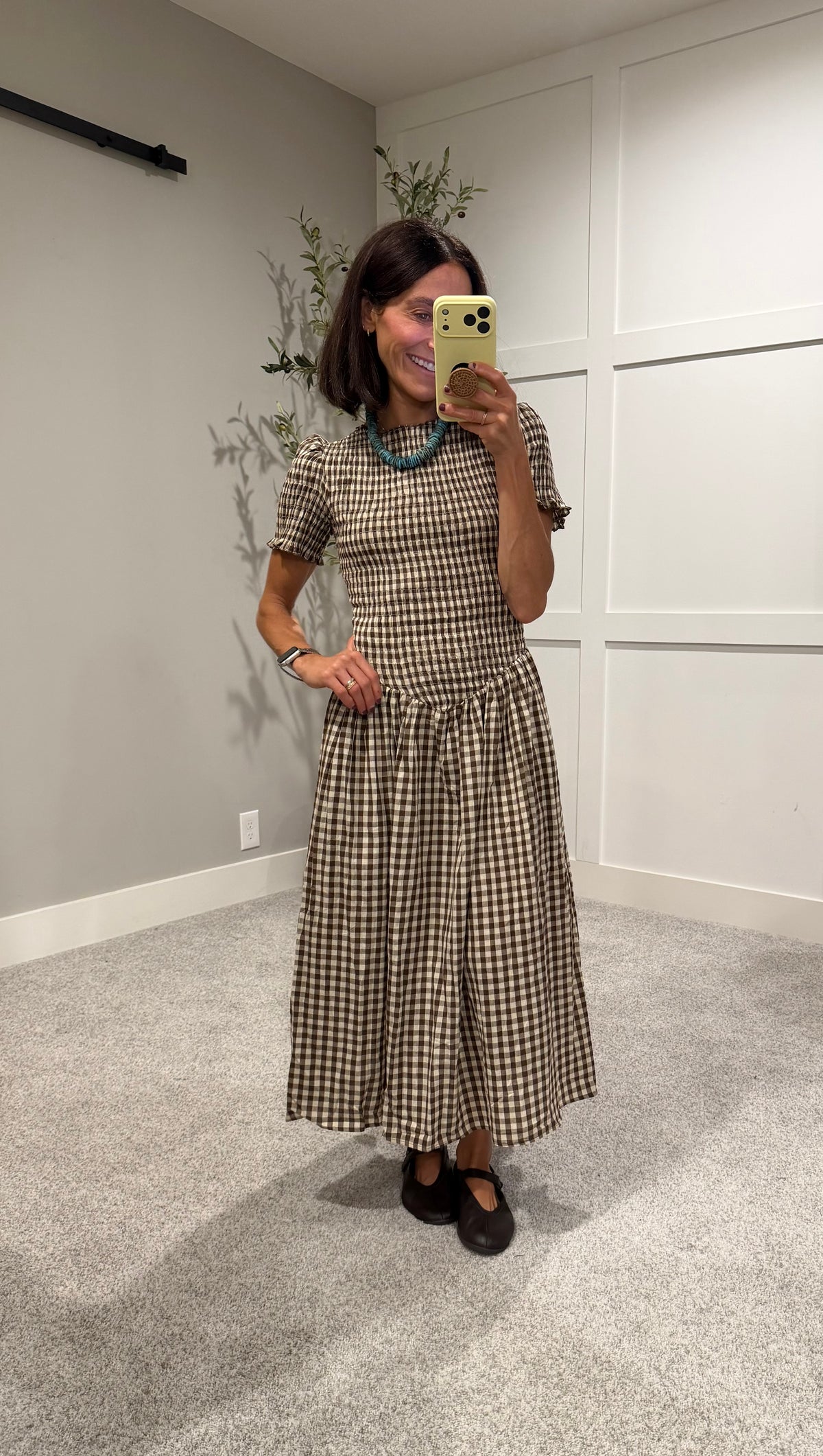 Bianca Gingham Dress