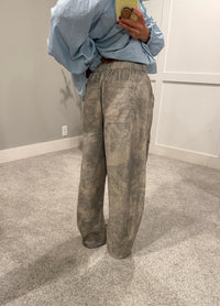 Lex Brushed Print Camo Cargo Pant