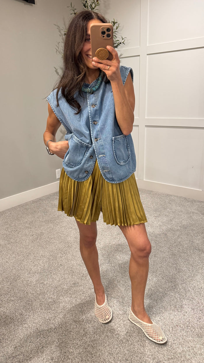 Golden Hour Olive Shorts