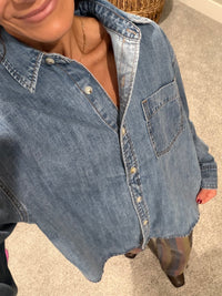The Denim Button Up Top