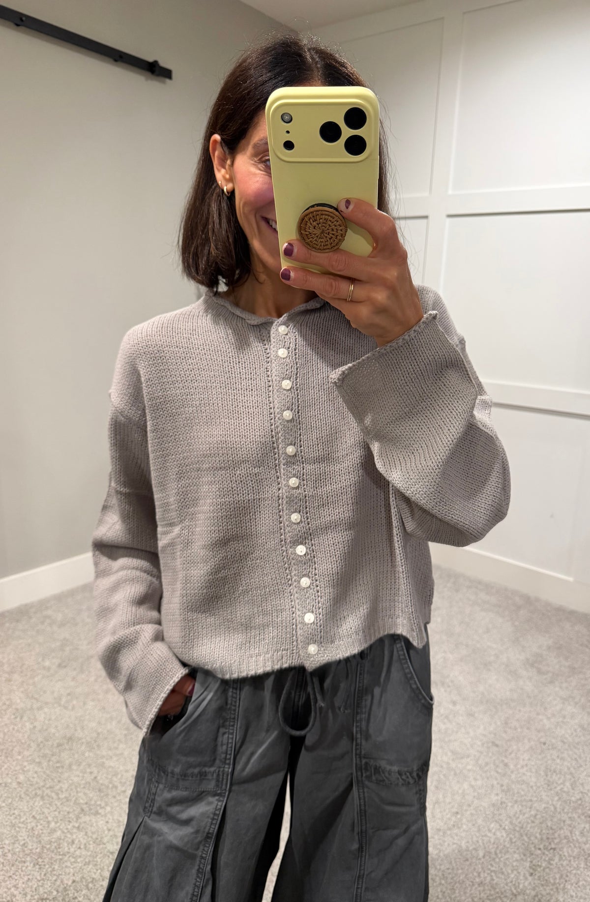 Raya Cardigan | Aurora Grey