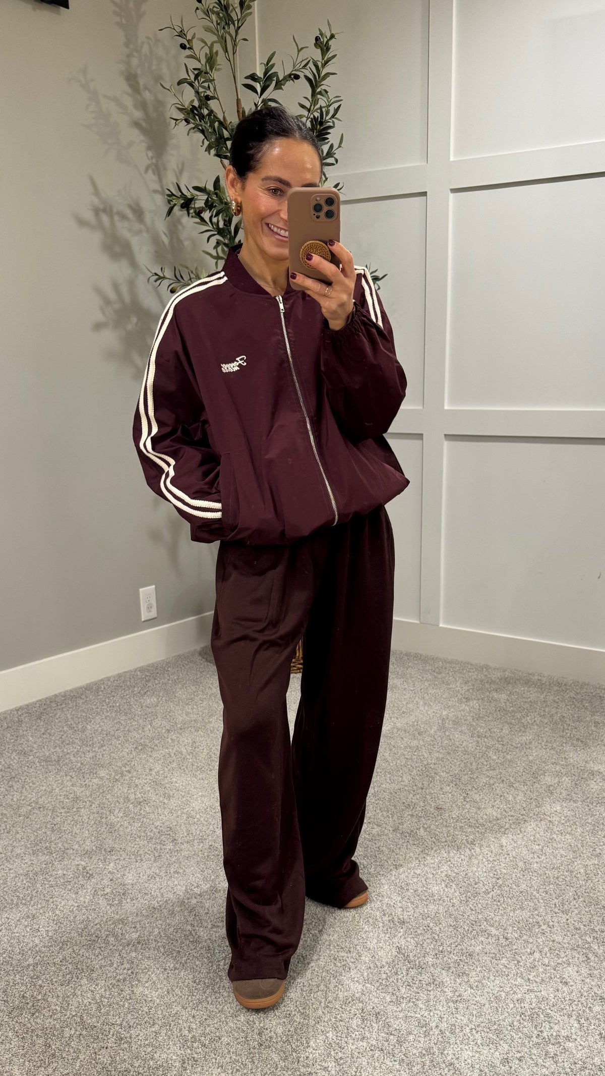Track Jacket | Wine