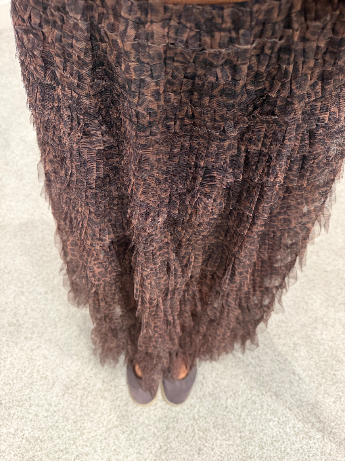 Leopard Tiered Skirt