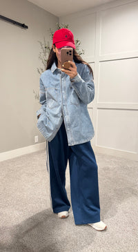 The Denim Shacket Shirt