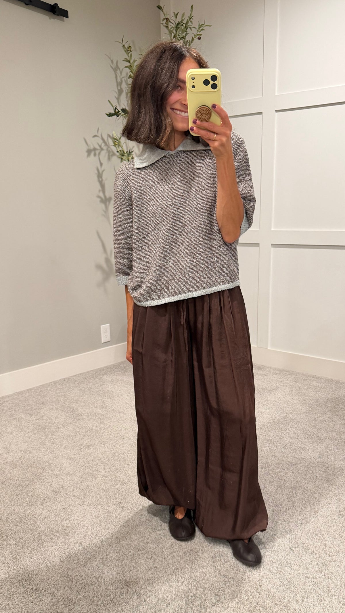 Sky Collared Knit Top