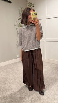 Sky Collared Knit Top
