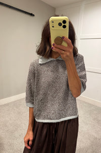 Sky Collared Knit Top