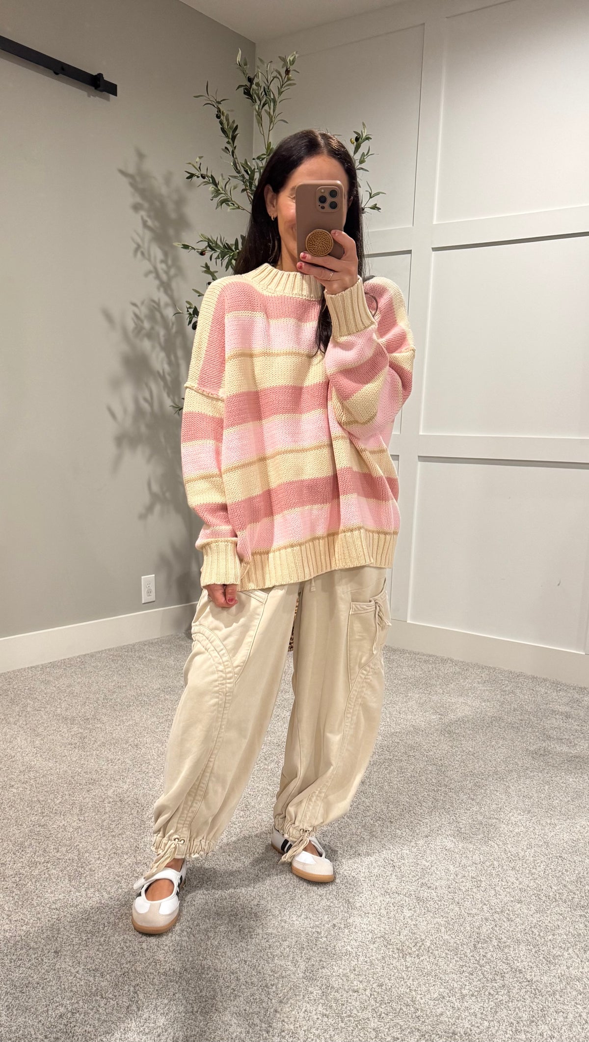 Pastel Striped Sweater