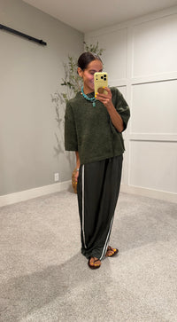 Rue Sweater Top | Olive