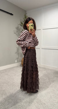 Leopard Tiered Skirt