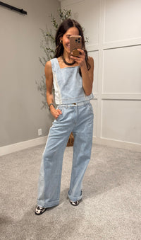 Willa Denim Top