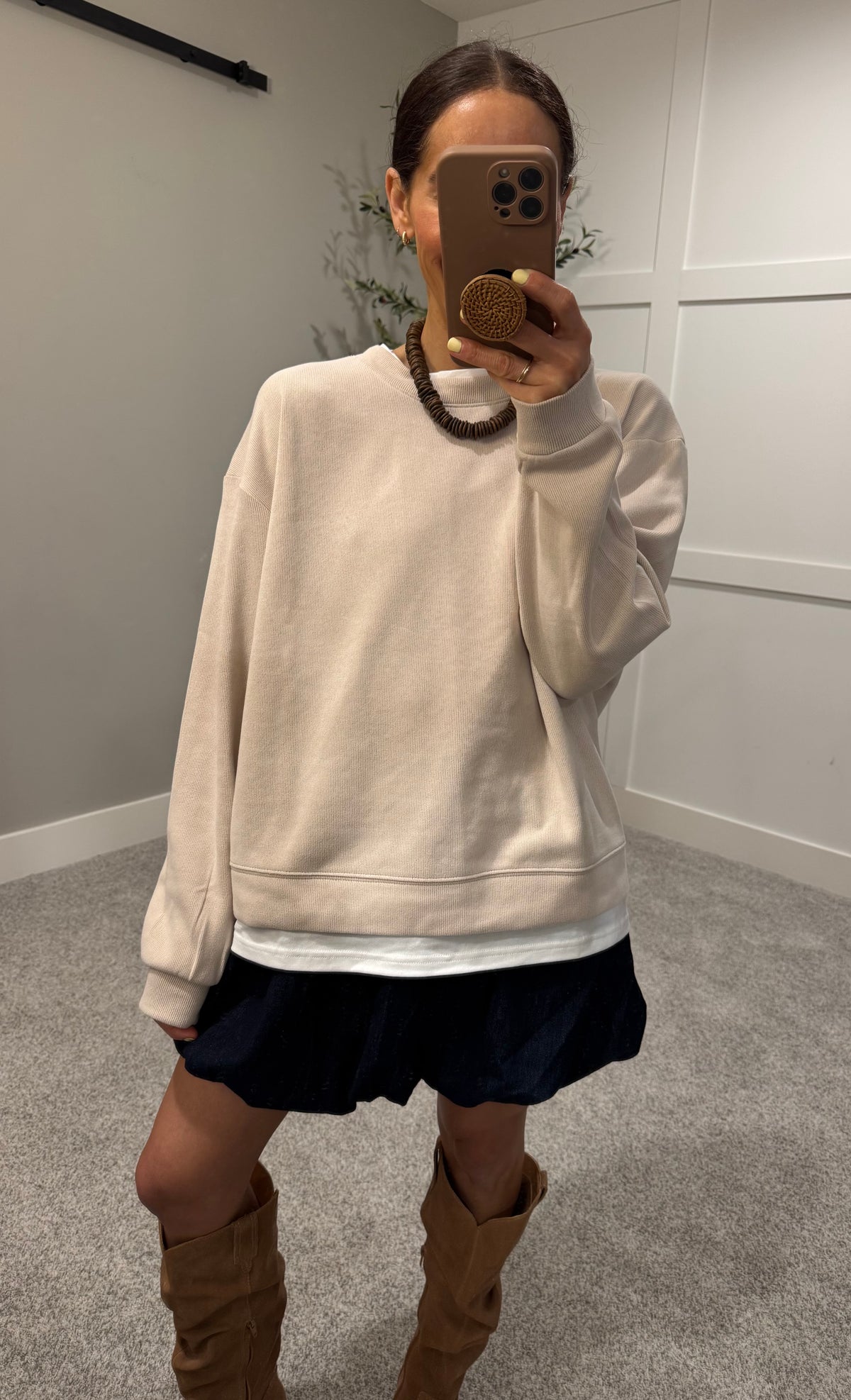 Clay Peekaboo Sweatshirt