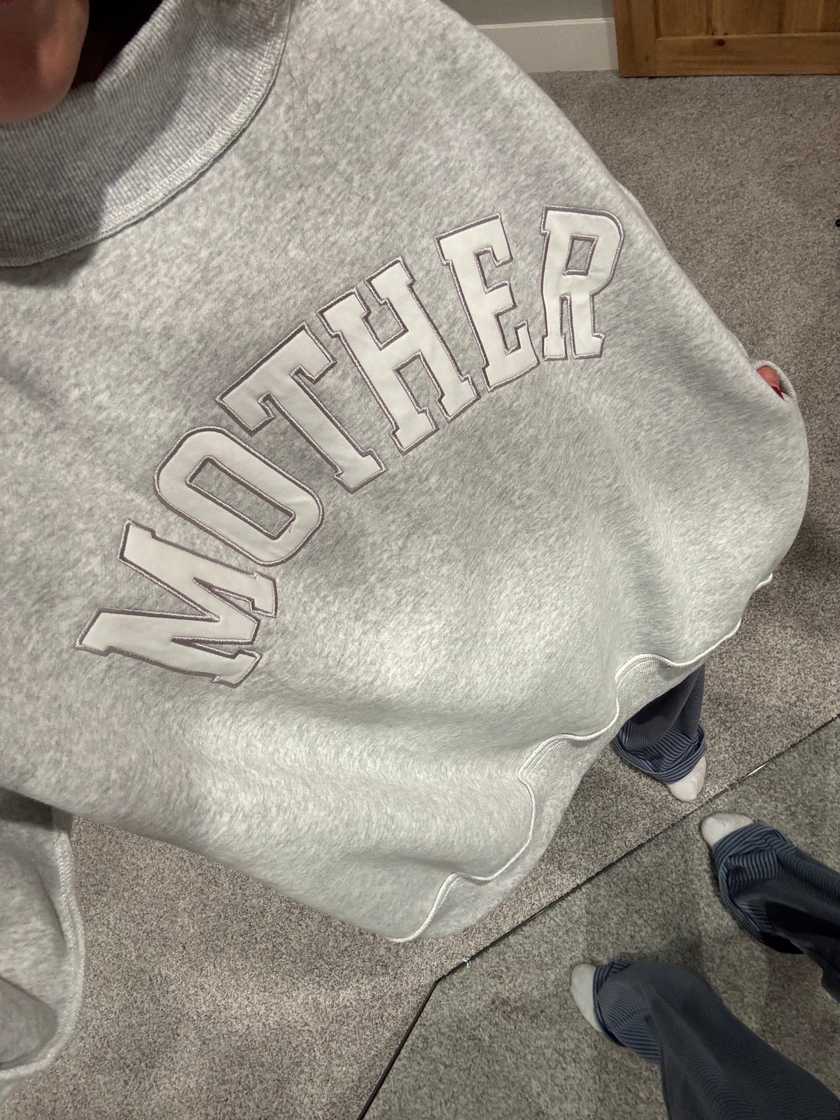 MOTHER Embroidered Sweatshirt