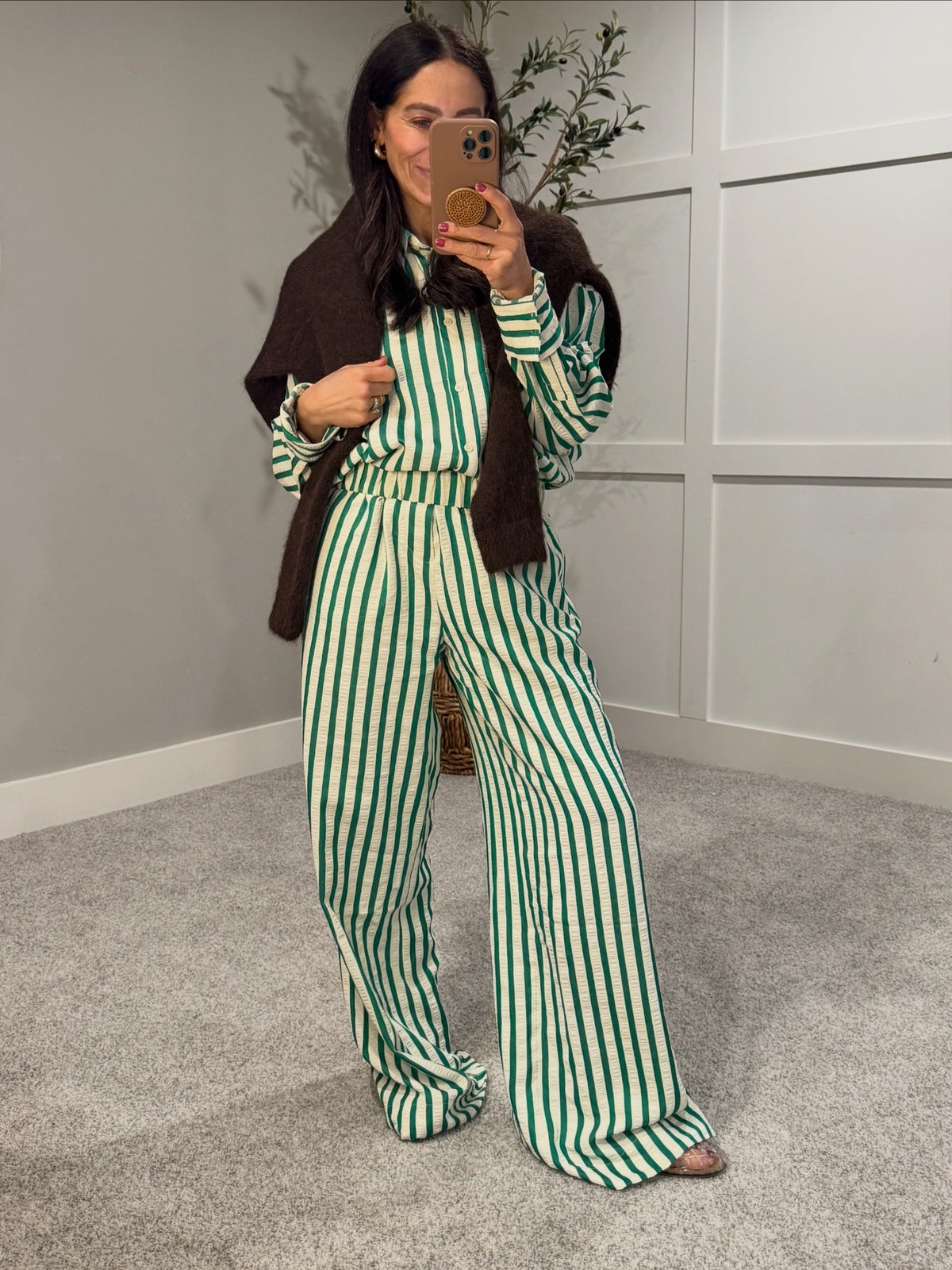 Hamptons Set | Green Stripe