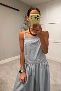 Cotton Daydream Lace Dress | Cloudy Blue