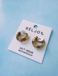 Elly Colorful Hoop Earrings