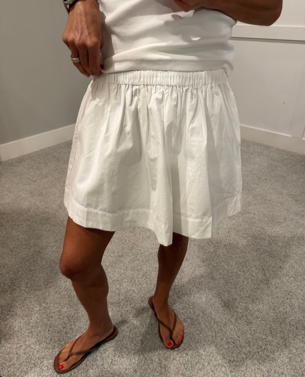 Sunshine Skort Set | White
