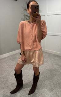 Mel Cardigan | Peach