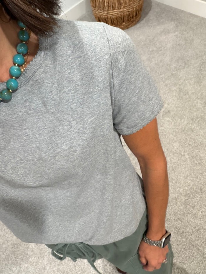 Stella Tee | Heather Grey