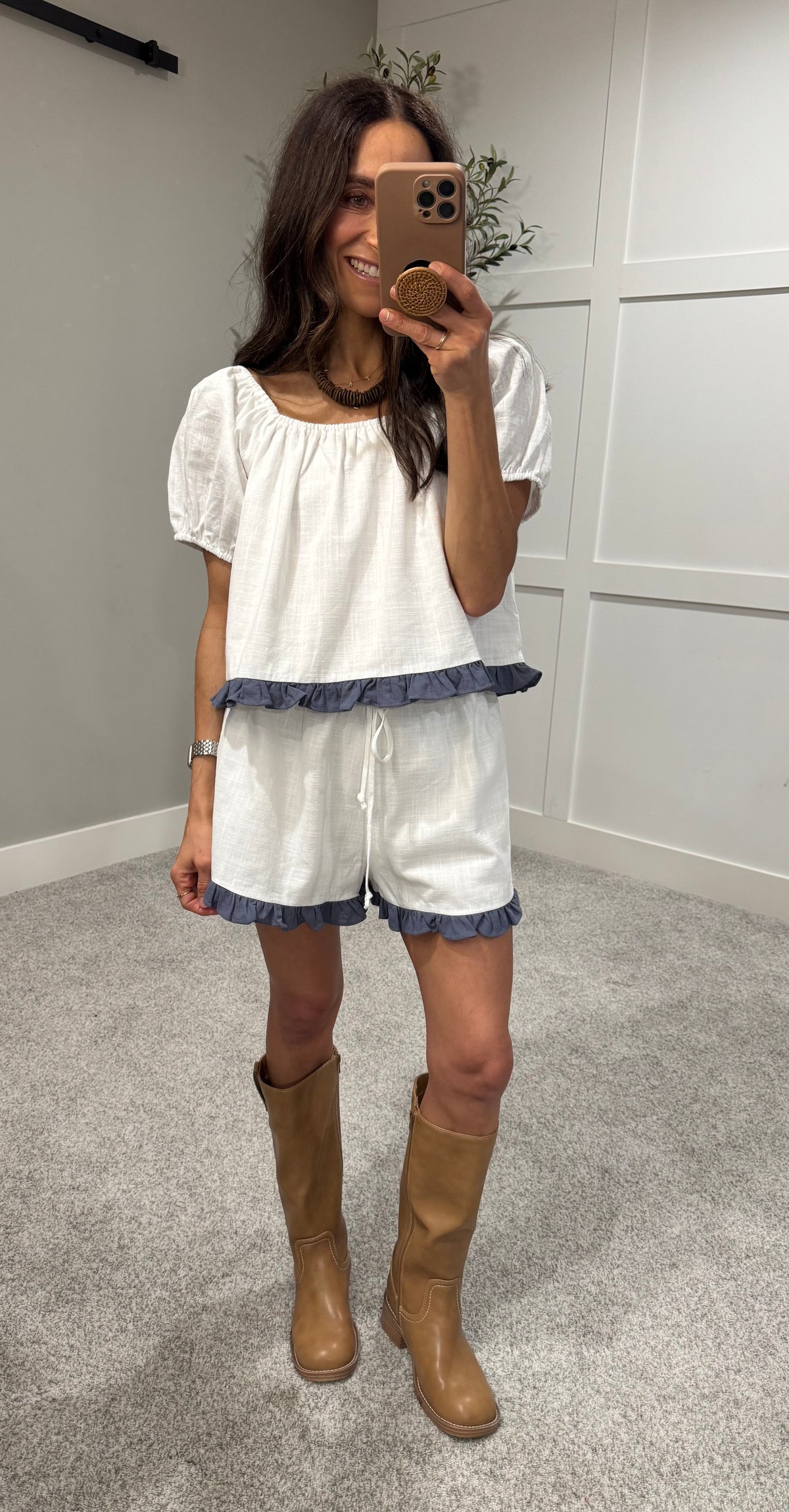 Savannah Set | White/Blue