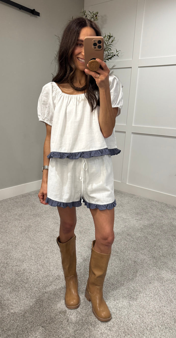 Savannah Set | White/Blue
